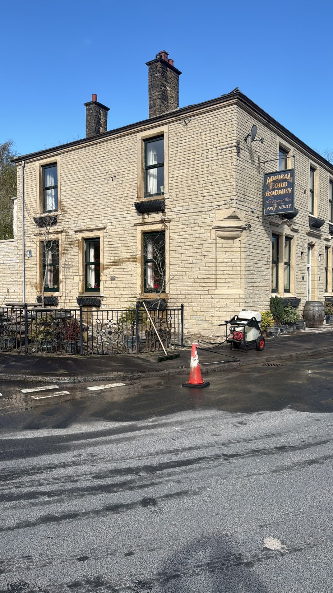 After — pub reopened & handed back